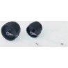 Amphenol Industrial C16-3 Male Dust Cap, Shell Size 1, Black Finish Plastic Dust Protection Cap C016-00U000-0201