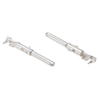 Amphenol Industrial Male Crimp Circular Connector Contact, Contact Size 16, Wire Size 16, 20AWG, 8A VN01-025-0001(101)