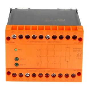 Dold Safety Relay with 3 Safety Contacts and 1 Auxiliary Contact, DIN Rail Mount, Monitored Reset, BN5983.53 DC24V