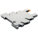 TE Connectivity SCHRACK 5 Way 250V DIN Rail Relay Socket for SNR Series 2-1416100-0