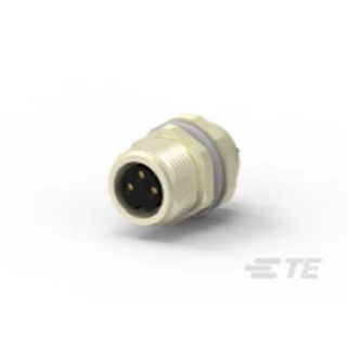 TE Connectivity Circular Connector 3 Contacts M8 Socket Female IP67 T4 Series T4031017031-000