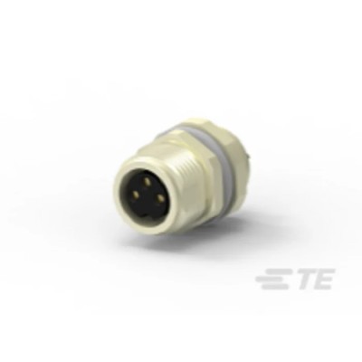 TE Connectivity Circular Connector 3 Contacts M8 Socket Female IP67 T4 Series T4031017031-000