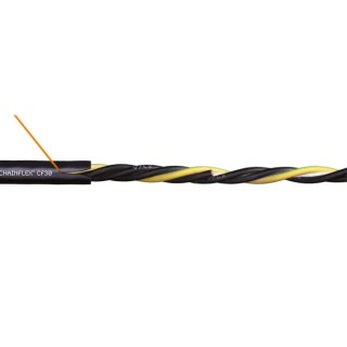 Igus 4 Core Black Multi-Core Main Power Cable 2.5mm² CSA Polyvinyl Chloride Jacket 85°C 100 m CF30.25.04 (100m)