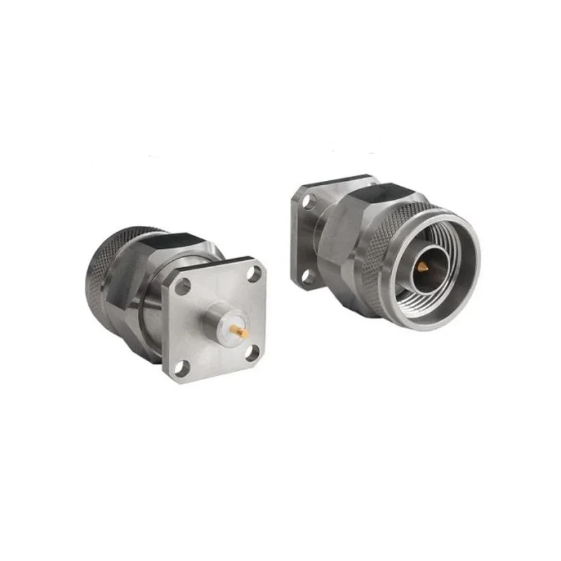 Bulgin N Type Series Coaxial Connector Flange Male Circular Coaxial, 50 Ω, Straight Body Plug-In RFNA4PGILGIE