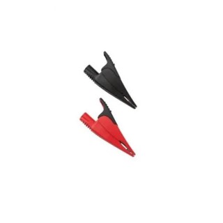Tektronix Red and Black Alligator Clips 10A Jaw Opening 20mm AC285-FL