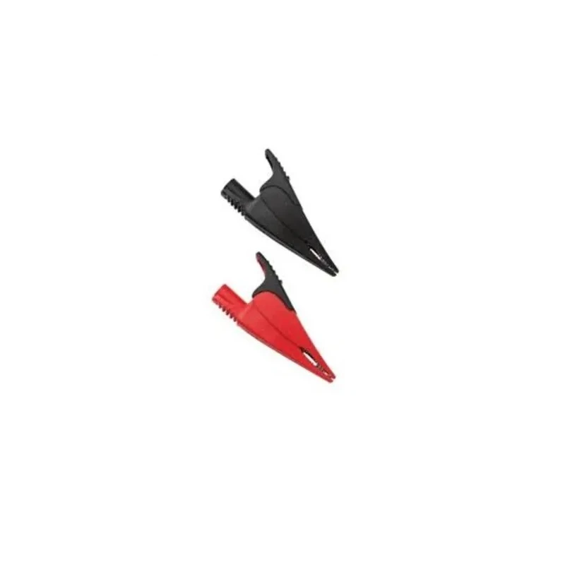 Tektronix Red and Black Alligator Clips 10A Jaw Opening 20mm AC285-FL