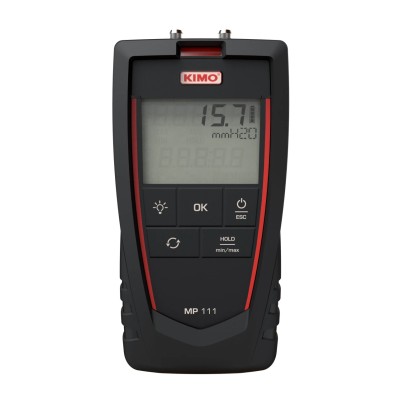 KIMO Differential Manometer With 2 Pressure Ports, Max Pressure Measurement 9806.65 Pa MP 111 S
