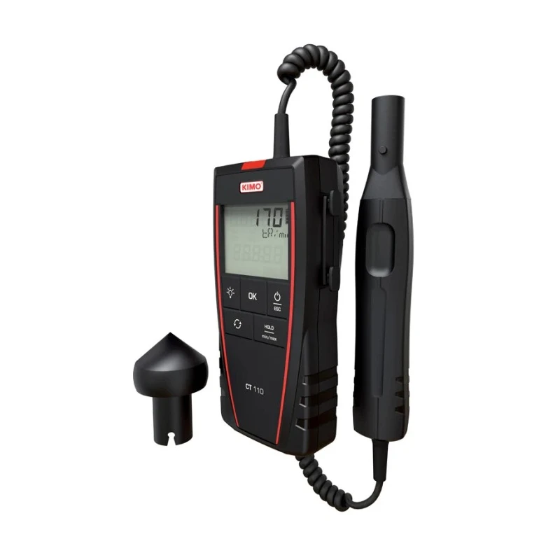 KIMO Tachometer Best Accuracy ±0.3 %, LCD Display, Battery Powered CT 110 S