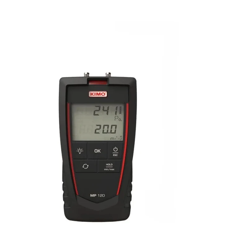 KIMO Differential Manometer With 2 Pressure Ports, Accuracy 0.5%, Max Pressure Measurement 1000 Pa MP 120 S