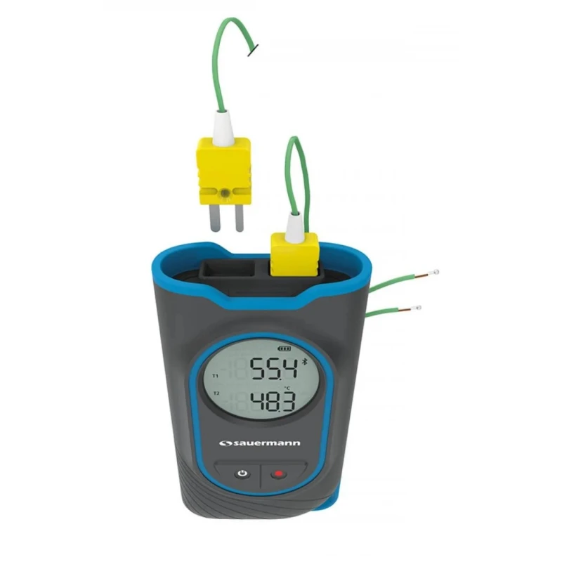 SAUERMANN. K Probe Digital Thermometer 2 Input(s), 1300°C Max, ±0.4°C Accuracy, UKAS SI-TT3