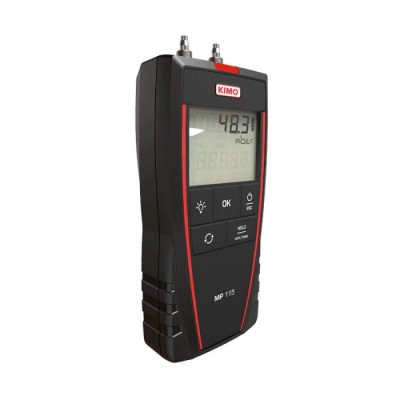KIMO Differential Manometer With 2 Pressure Ports 500 mbar Max Pressure Measurement MP 115 S