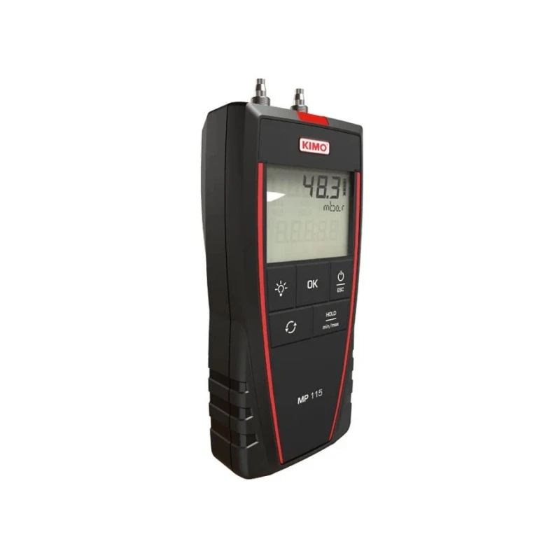 KIMO Differential Manometer With 2 Pressure Ports 500 mbar Max Pressure Measurement MP 115 S