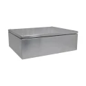 RS PRO 304 Stainless Steel Enclosure IP66 Protection 500 mm x 400 mm x 161 mm 241-0784