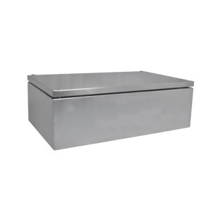 RS PRO 304 Stainless Steel Enclosure IP66 Screw Door Lock 500 mm x 300 mm x 161 mm 241-0783