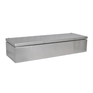 RS PRO 304 Stainless Steel Enclosure IP66, IK10, 600 mm x 200 mm x 121 mm 241-0785