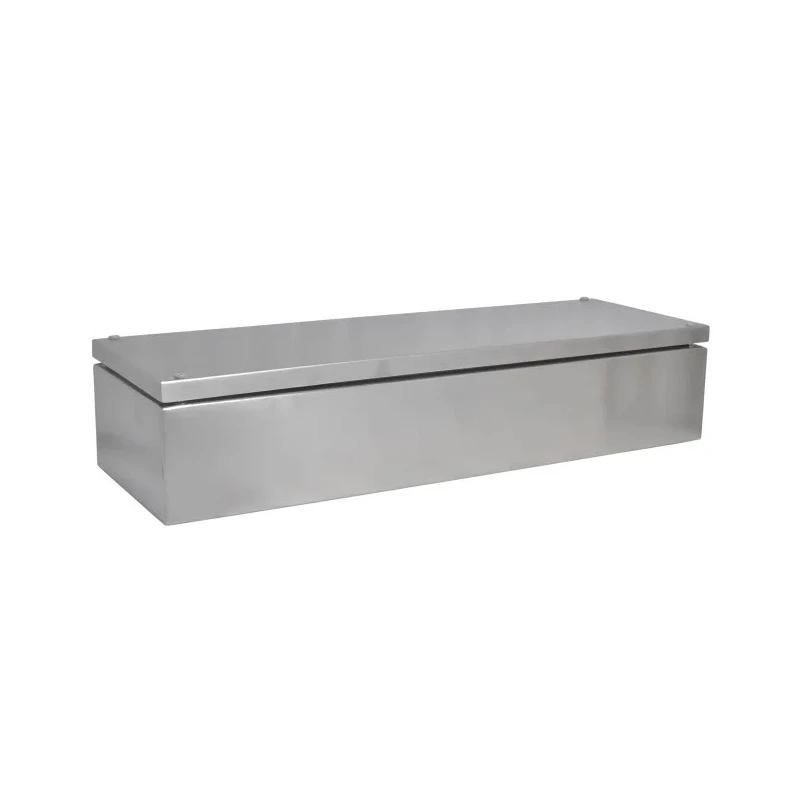 RS PRO 304 Stainless Steel Enclosure IP66, IK10, 600 mm x 200 mm x 121 mm 241-0785