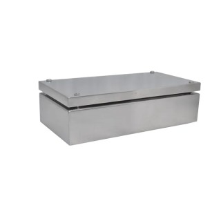 RS PRO 304 Stainless Steel Enclosure, IP66 Protection, 300 mm x 150 mm x 81 mm, Screw Lock Type, IK10, RoHS 241-0791
