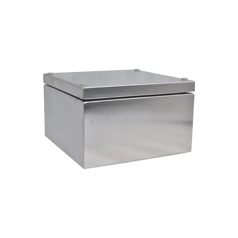 RS PRO 304 Stainless Steel Enclosure IP66 200 mm x 200 mm x 121 mm 241-0790