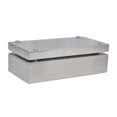 RS PRO 304 Stainless Steel Enclosure IP66, Screw Lock, Grey, 200 mm x 100 mm x 61 mm 241-0788