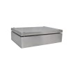 RS PRO 304 Stainless Steel Enclosure IP66, IK10, 300 mm x 200 mm x 81 mm 241-0792