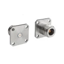 Bulgin N Type Series Coaxial Connector Flange Male Circular Coaxial 500 Ω Straight Body Jack Screw RFNA4JGID