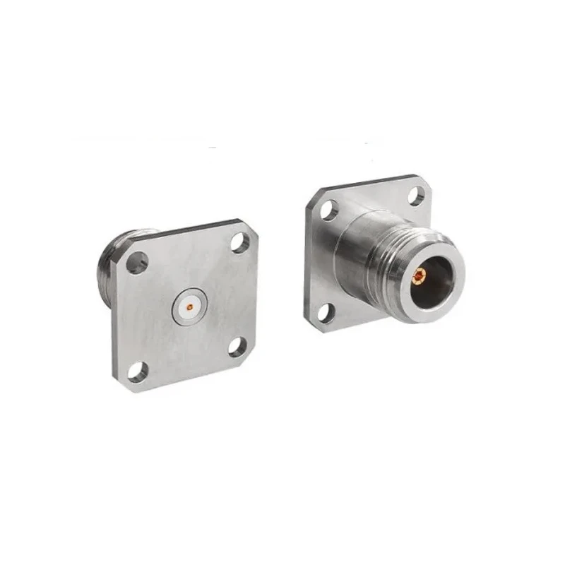 Bulgin N Type Series Coaxial Connector Flange Male Circular Coaxial 500 Ω Straight Body Jack Screw RFNA4JGID