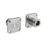 Bulgin N Type Series Coaxial Connector Flange Male Circular Coaxial 500 Ω Straight Body Jack Screw RFNA4JGID