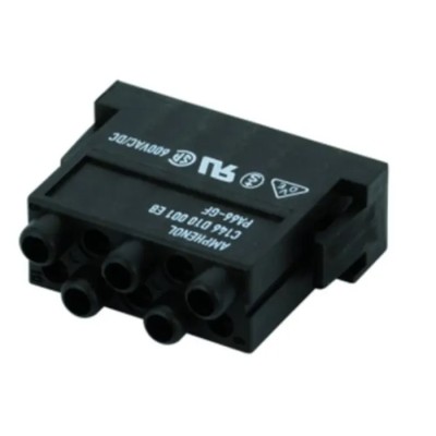 Amphenol Industrial Heavy Duty Power Connector Module 10A 10 Contacts C146 Series Male C146 D10 001 E8
