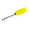 RS PRO Insulated Tin Crimp Pin Connector 26 AWG to 22 AWG 1.4 mm Pin Diameter 10 mm Pin Length Yellow 239-4212