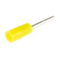 RS PRO Insulated Tin Crimp Pin Connector 26 AWG to 22 AWG 1.4 mm Pin Diameter 10 mm Pin Length Yellow 239-4212