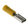 RS PRO Yellow Insulated Female Spade Connector Crimp 2.8 x 0.5 mm Tab Size 26 AWG to 22 AWG 239-4240
