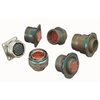 Amphenol Aerospace MIL Spec Circular Connector 26 Contacts Female Copper Alloy Straight Quick Coupling D38999/24JE26SN