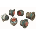 Amphenol Aerospace 3 Copper Alloy Straight 128 Way MIL Spec Circular Connector Male, Female Contacts, Quick D38999/26JJ35SN