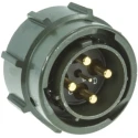 Amphenol Limited MIL Spec Circular Connector 5 Contacts 20A Male Green Aluminium Alloy Shell Size 14 62GB-56TG14-22PN(044)