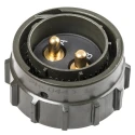 Amphenol Limited MIL Spec Circular Connector 2 Way Gold Plated Copper Straight 1.5kV AC 40A 62GB-56TG18-02PN(044)