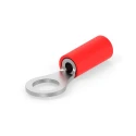 TE Connectivity PIDG Insulated Ring Terminal M5 Stud Size 22 AWG to 16 AWG Wire Size Red 130005