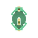 TE Connectivity Button Cell Battery Holder Top Spring Arm 1376164-1