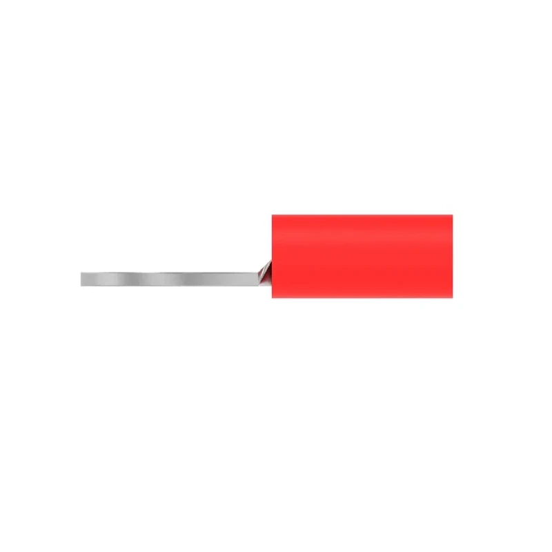 TE Connectivity PIDG Insulated Ring Terminal, Nylon Insulation, M5 Stud Size, 22 AWG to 16 AWG Wire Size, Red 130005
