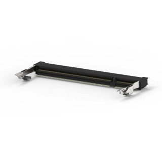 TE Connectivity 0.6 mm Pitch 200 Way Right Angle Board Mount DIMM Socket 2.5V 500mA 1717254-1