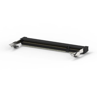 TE Connectivity 0.6 mm Pitch 200 Way Right Angle Board Mount DIMM Socket 2.5V 500mA 1717254-1