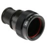 Polamco Circular Connector Backshell, 14 Shell Size, Straight Orientation, Aluminium Alloy Housing, Black 91D1-14-08-1-ZB