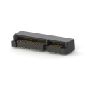 TE Connectivity Right Angle Edge Connector Female 52-Contacts 0.8 mm Pitch 2 Row Surface Mount 1775862-2