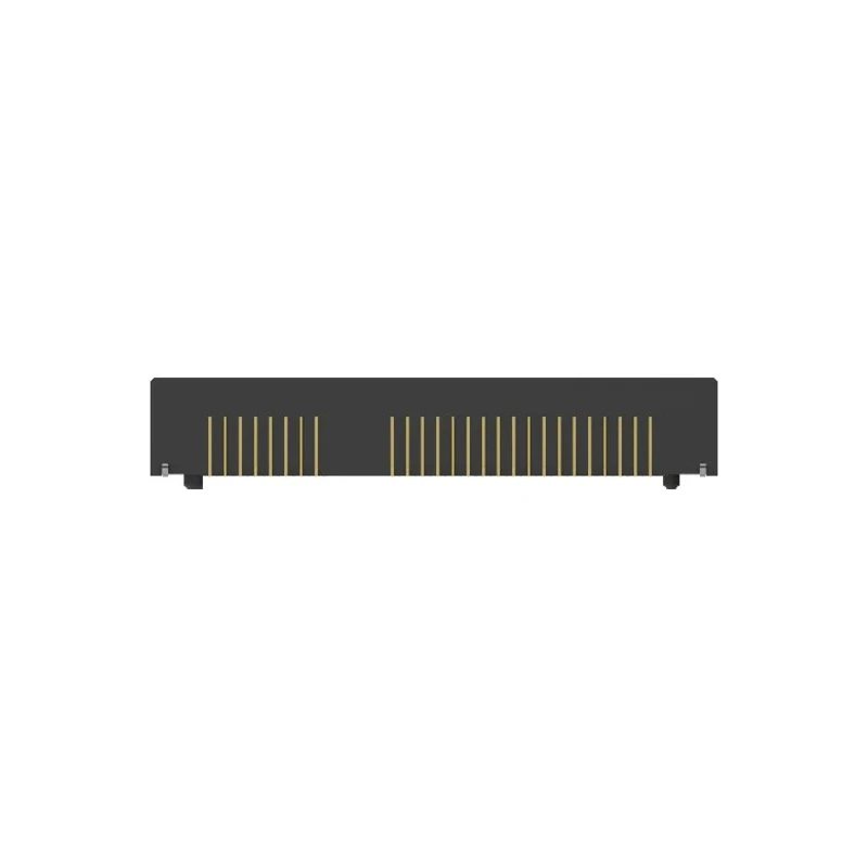 TE Connectivity Right Angle Edge Connector Female 52-Contacts 0.8 mm Pitch 2 Row Surface Mount 1775862-2