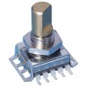 Elma Mechanical Rotary Encoder 8 ppr Pulse 2 Bit Quadrature Digital Square Wave 6 mm Slotted Shaft E33-ST622-M01T