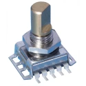Elma Mechanical Rotary Encoder 16 ppr Pulse 2 Bit Quadrature Digital Square Wave, 6 mm Slotted Shaft E33-ST6C2-M01T