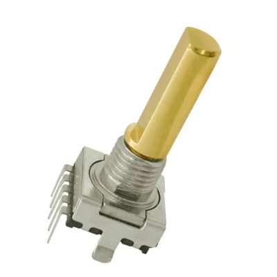 Elma 8 ppr Pulse 2 Bit Quadrature Mechanical Rotary Encoder with 6 mm Slotted Shaft E33-VT622-M01T