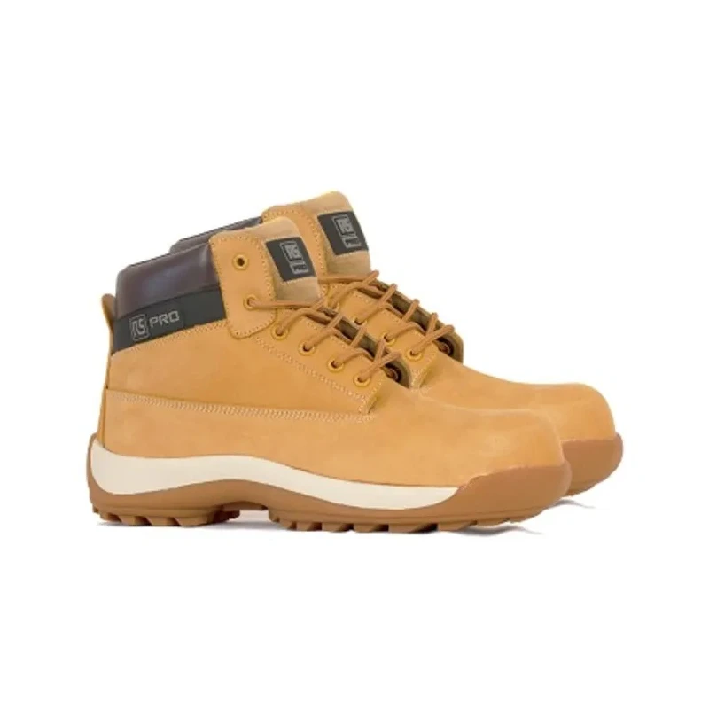 RS PRO Honey Fibreglass Toe Capped Women's Ankle Safety Boots 5 EU 38 EN ISO 20345:2011 RS35/005