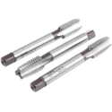 Dormer High-Speed Steel 1/2-13UNC Thread Straight Flute Hand Tap Set 3 Pieces E5151/2NO6