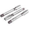 Dormer High-Speed Steel 1/2-13UNC Thread Straight Flute Hand Tap Set 3 Pieces E5151/2NO6