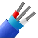 RS PRO Type K Thermocouple Cable/Wire 100 m, Unscreened, Polyvinyl Chloride Insulation, 105°C Max 239-4654